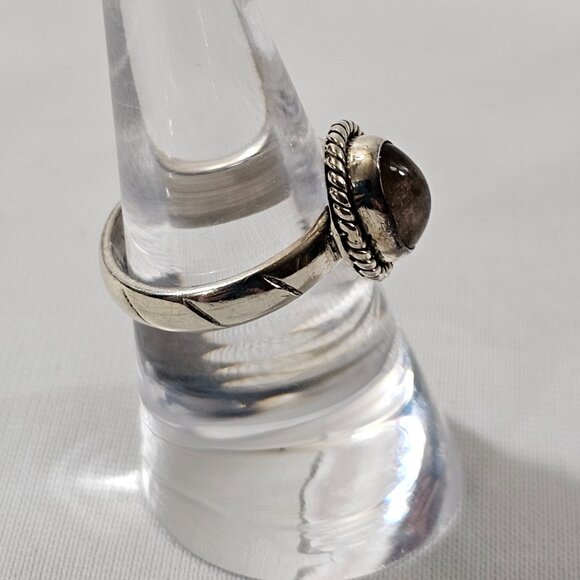 Smoky Quartz Sterling Silver ring - Picture 3 of 3